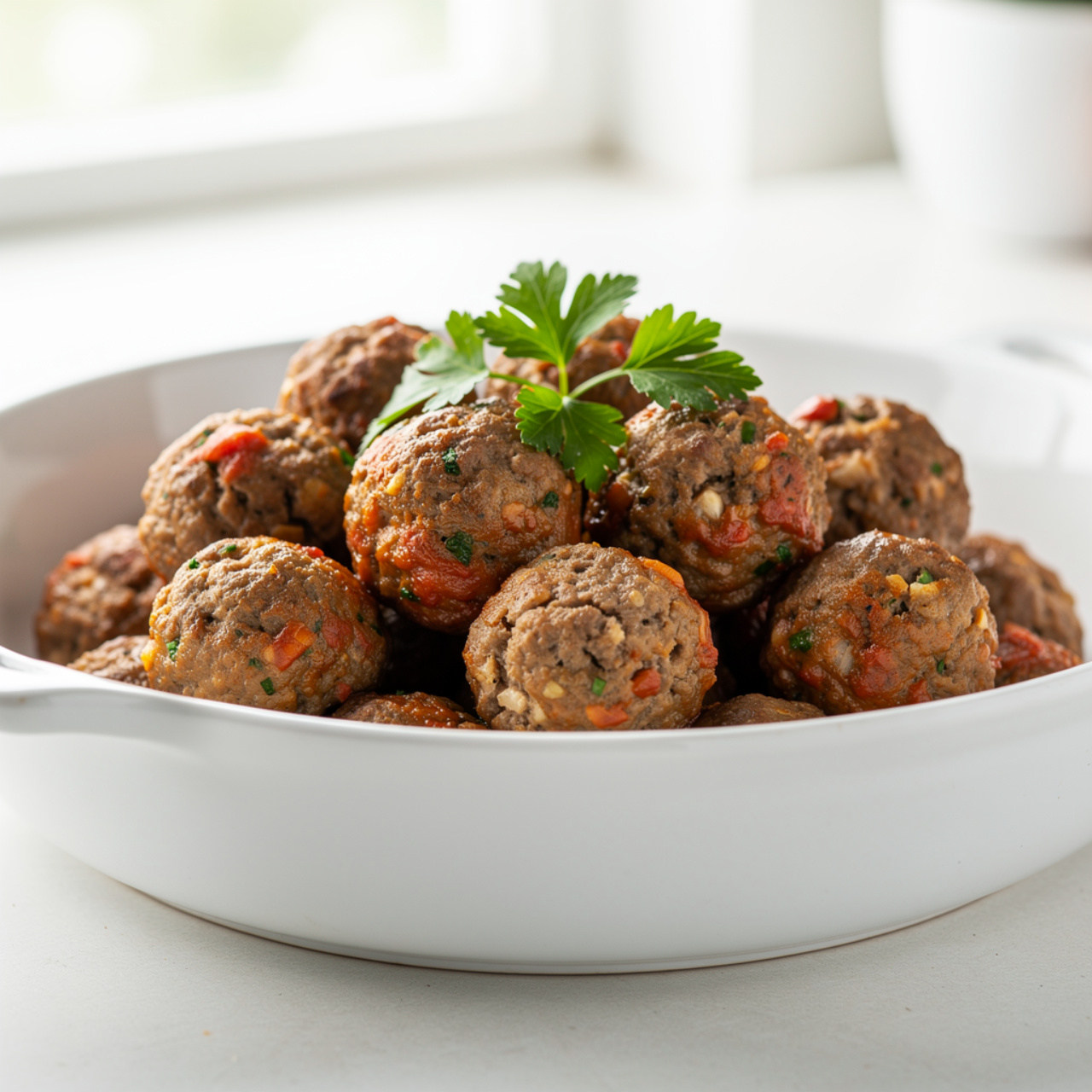 Crockpot Honey Garlic Meatballs