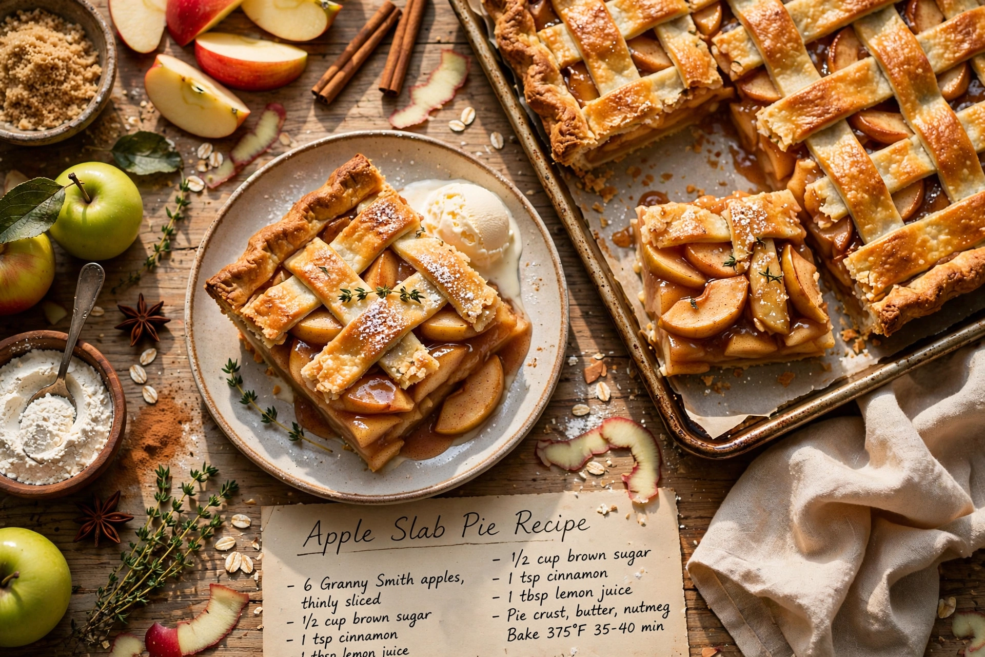 Apple Slab Pie