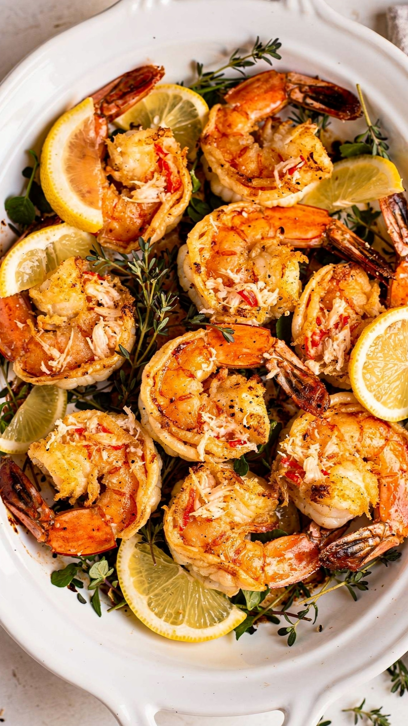 Baked Jumbo Stuffed Shrimp with Crabmeat
