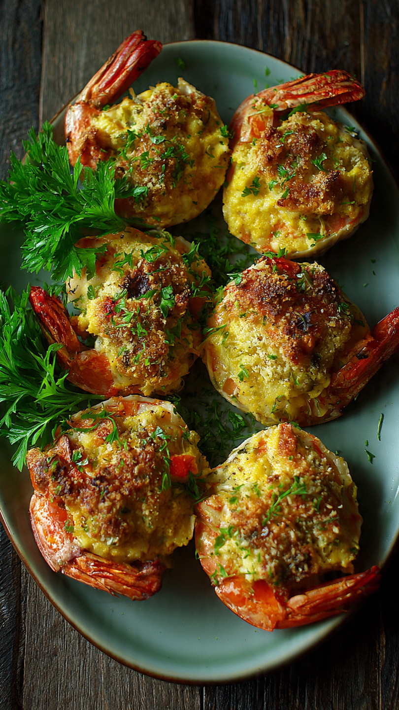 Baked Stuffed Shrimp Casserole