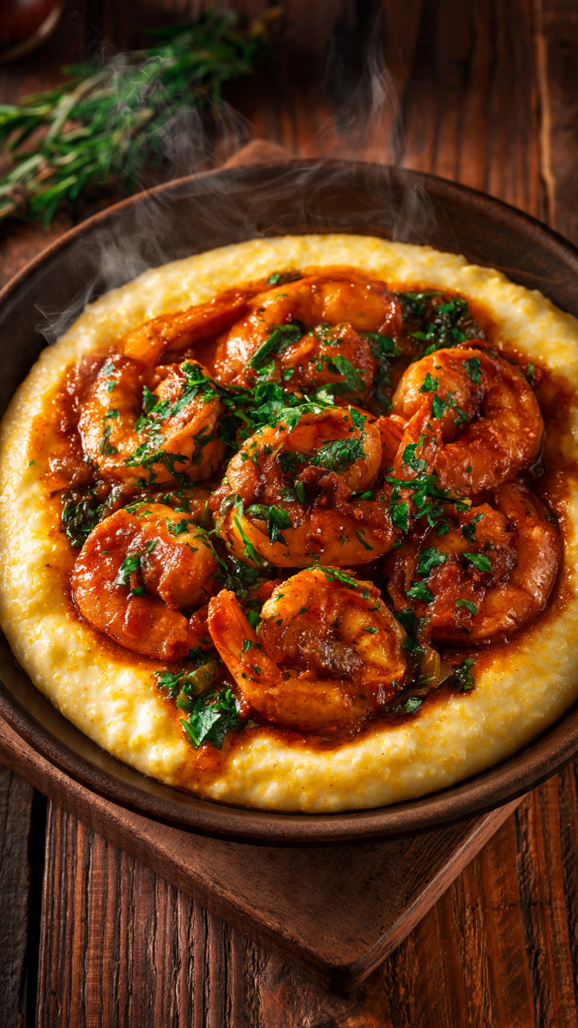 Cajun Shrimp and Grits
