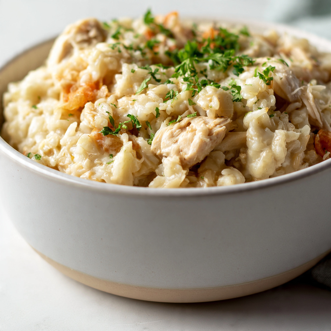 Creamy Crockpot Chicken and Rice
