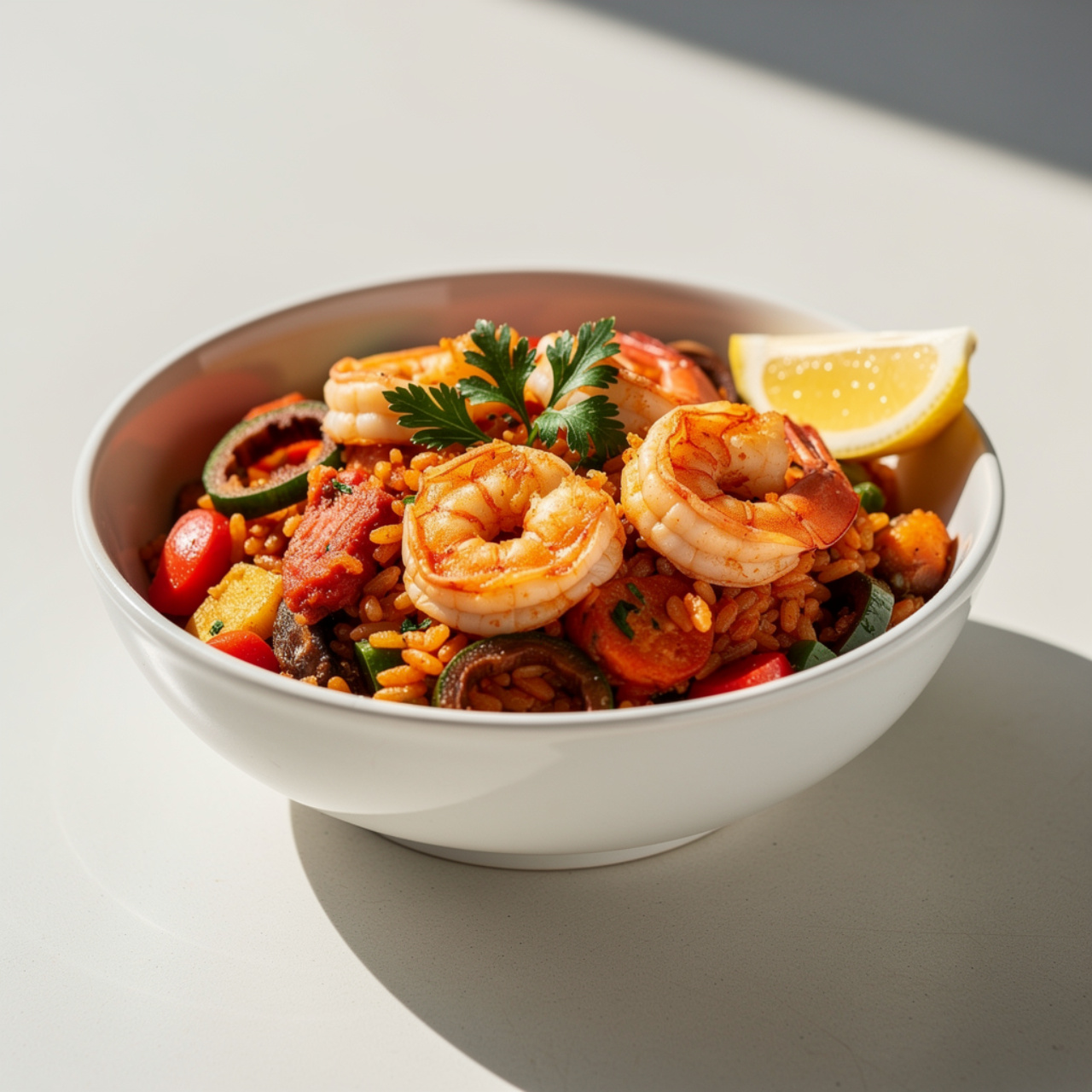 Creole Chicken and Sausage Jambalaya