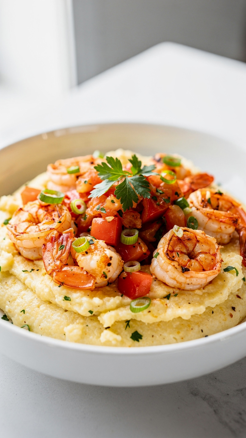 New Orleans Style Shrimp and Grits