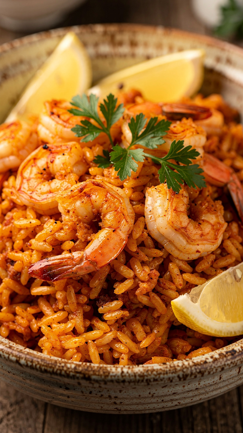 One Pot Cajun Shrimp and Rice
