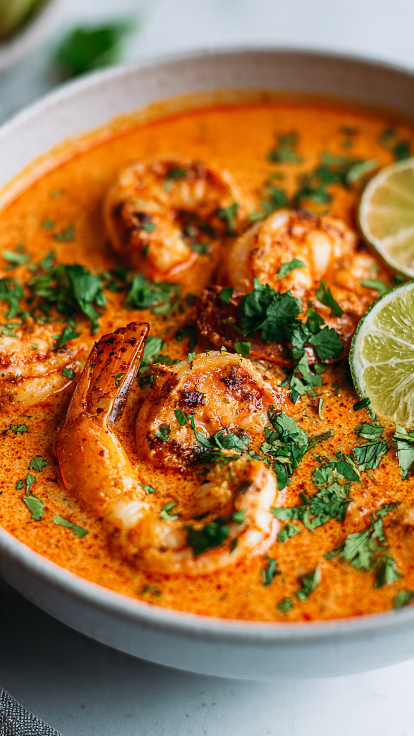 Spicy Coconut Shrimp Curry Bowl