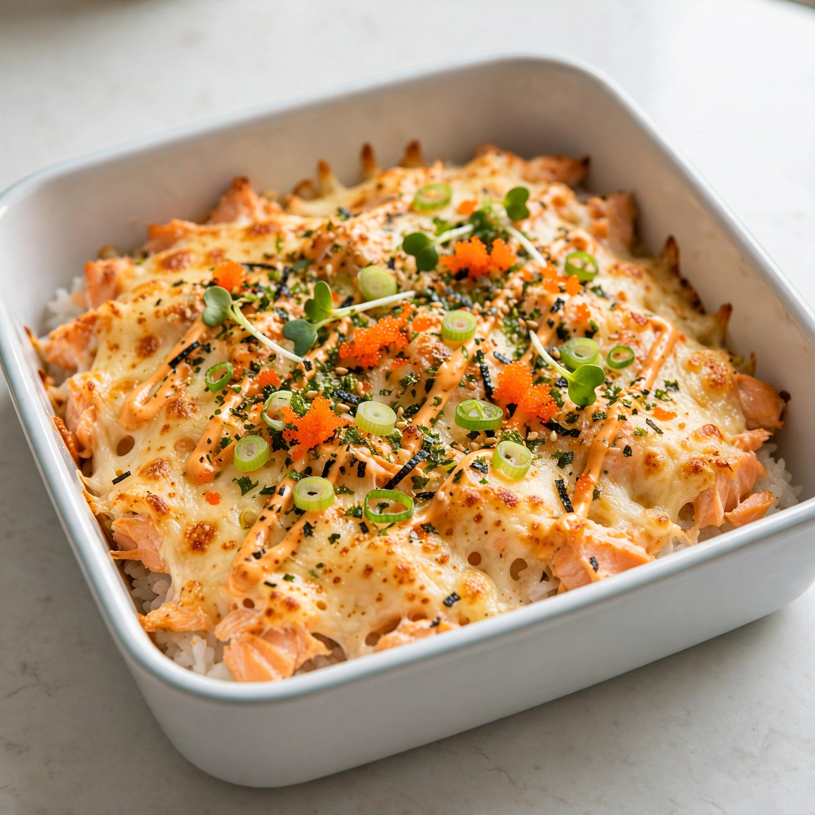 Sushi Bake (Easy Baked Sushi Casserole)